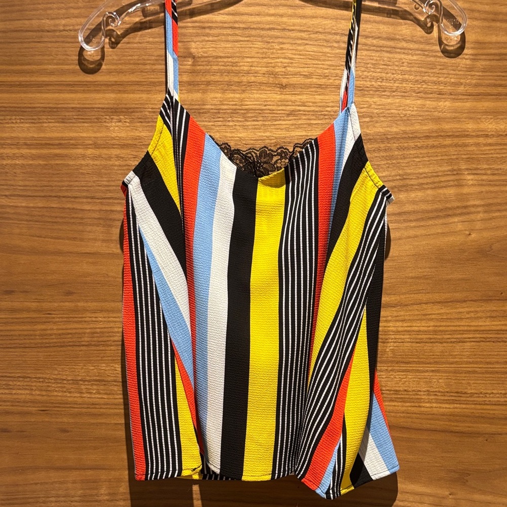 Revamped Colorful Striped Camisole
